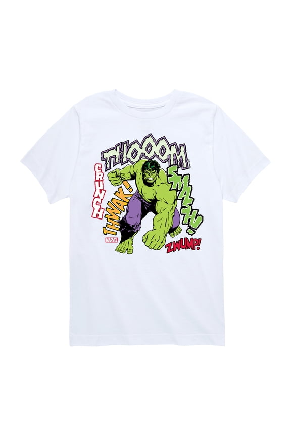 Hulk - Smash Crunch - Toddler And Youth Short Sleeve Graphic T-Shirt