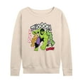 thumbnail image 1 of Marvel Hulk - Smash Crunch - Women's French Terry Pullover Sweatshirt, 1 of 5