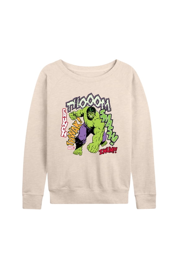 Hulk - Smash Crunch - Women's French Terry Pullover Sweatshirt