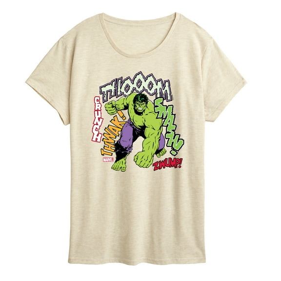 Marvel Hulk - Smash Crunch - Women's Short Sleeve Graphic T-Shirt