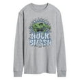 thumbnail image 1 of Marvel Hulk - Smash - Men's Long Sleeve Graphic T-Shirt, 1 of 5
