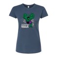 thumbnail image 1 of Marvel Hulk - Smash Through Wall - Juniors Fitted Graphic T-Shirt, 1 of 5
