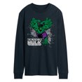 thumbnail image 1 of Marvel Hulk - Smash Through Wall - Men's Long Sleeve Graphic T-Shirt, 1 of 5