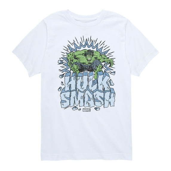 Marvel Hulk - Smash - Toddler And Youth Short Sleeve Graphic T-Shirt
