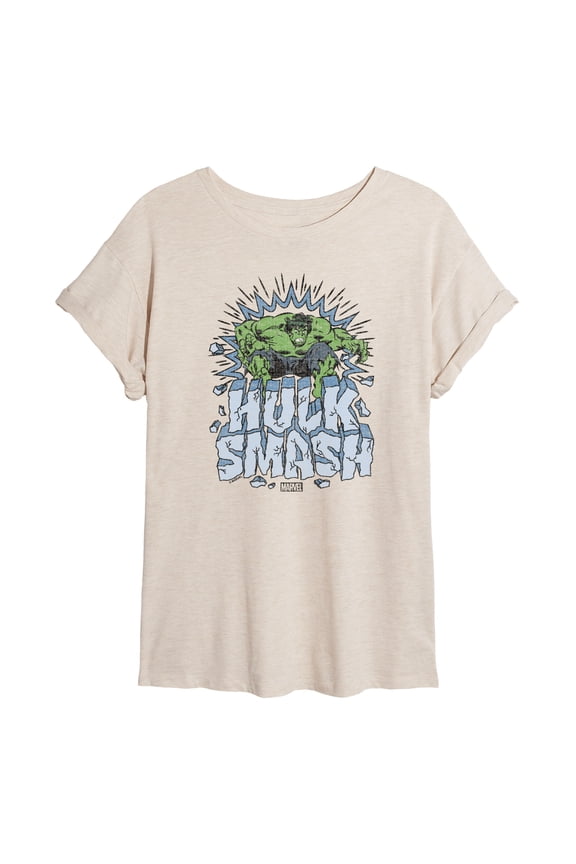 Hulk - Smash - Women's Oversized Graphic T-Shirt