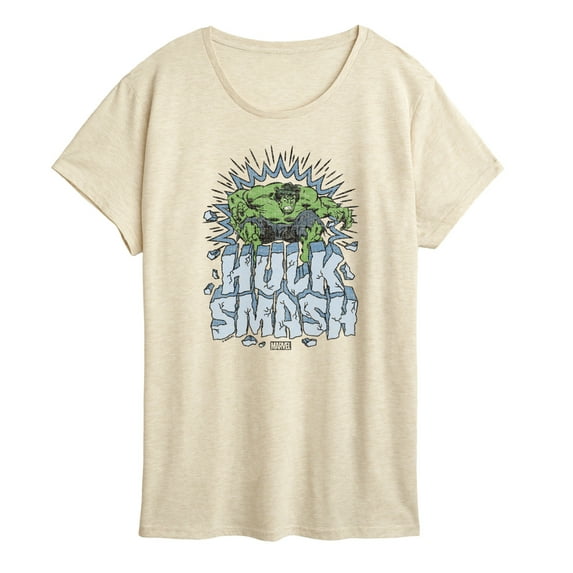Marvel Hulk - Smash - Women's Short Sleeve Graphic T-Shirt
