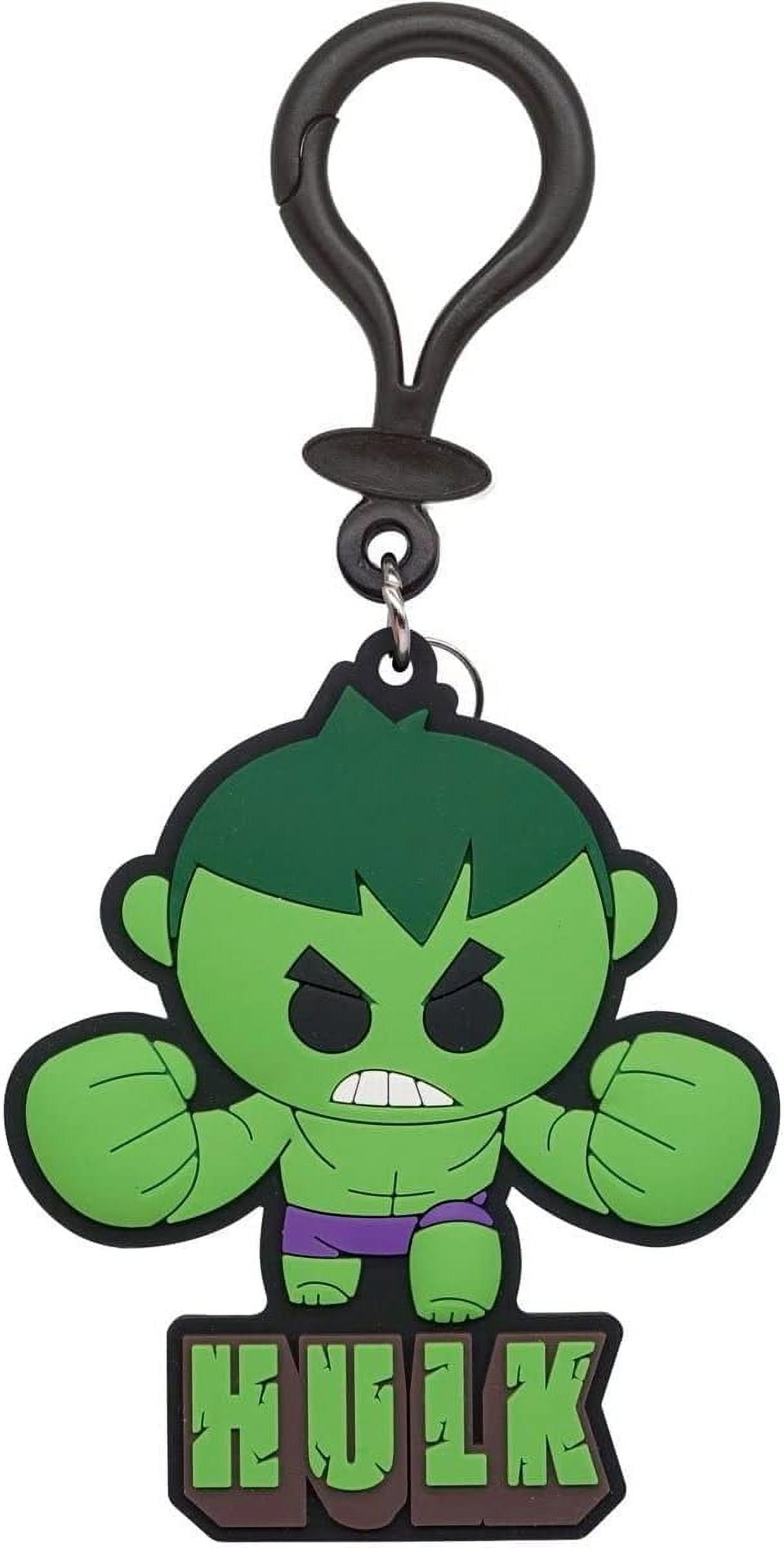 Marvel Hulk Soft Touch Bag Clip Marvel Hulk Backpack Keychains for
