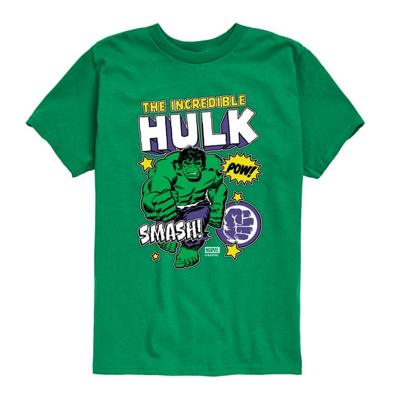 Marvel Hulk - Sticker Collage - Toddler And Youth Short Sleeve Graphic T-Shirt