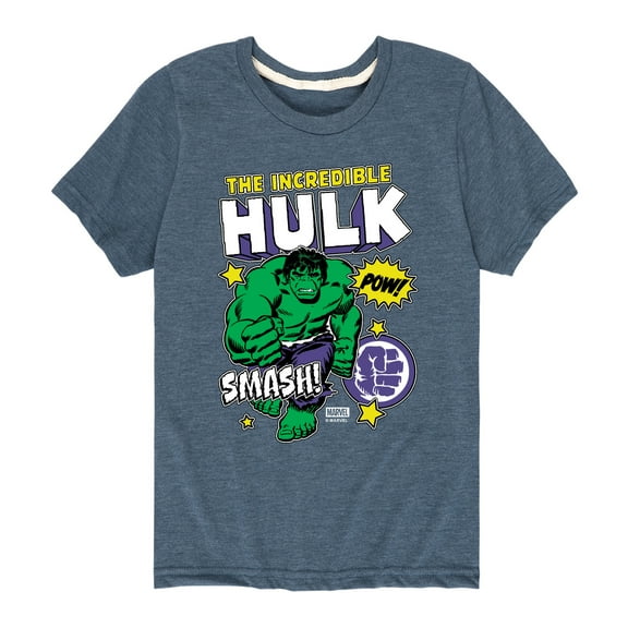 Marvel Hulk - Sticker Collage - Toddler And Youth Short Sleeve Graphic T-Shirt