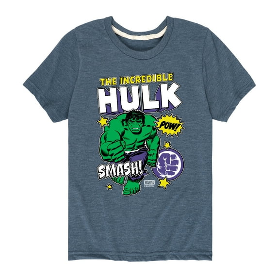 Marvel Hulk - Sticker Collage - Toddler And Youth Short Sleeve Graphic T-Shirt