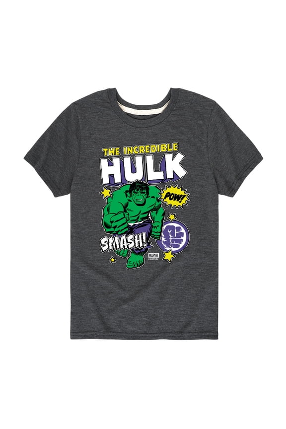 Hulk - Sticker Collage - Toddler And Youth Short Sleeve Graphic T-Shirt