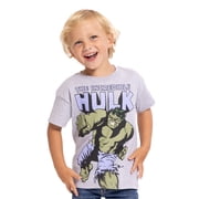 Marvel Hulk Toddler Boys Graphic Tee with Short Sleeves, Sizes 12M-5T