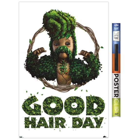 Marvel I Am Groot - Good Hair Day Wall Poster, 22.375" x 34"