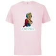 thumbnail image 1 of Marvel I Am Groot Guardians of the Galaxy Snow Day Groot - Short Sleeve Cotton T-Shirt for Adults - Customized-Soft Pink, 1 of 5