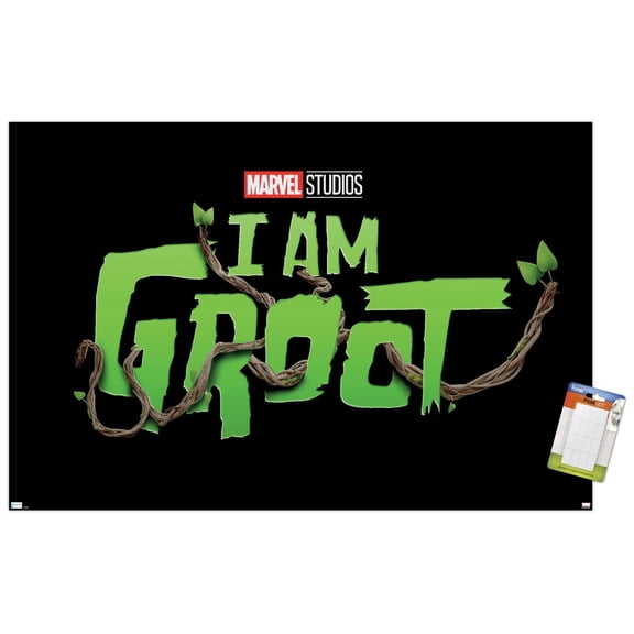 Marvel I Am Groot - Logo Wall Poster, 22.375" x 34"