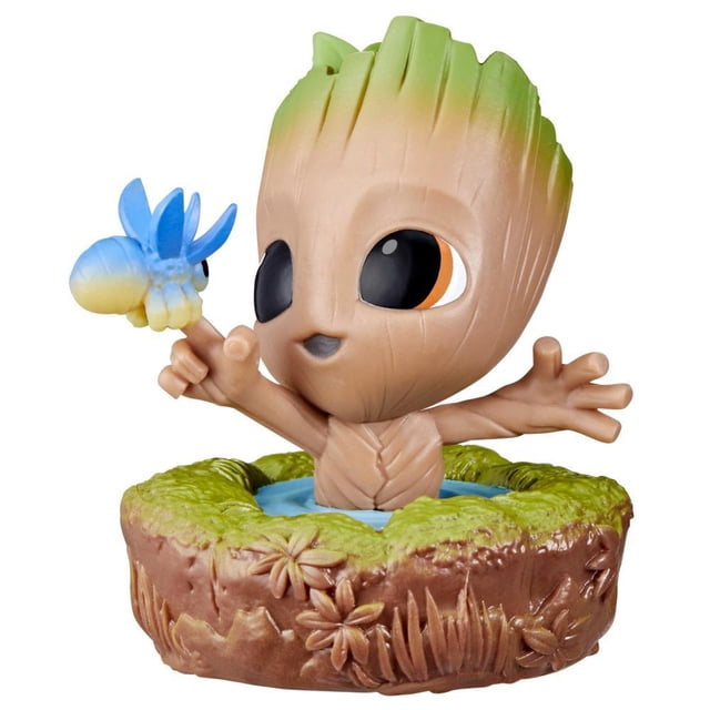 Marvel Bath Time Groot Mini Figure, 2.25 Inches, Part of I Am Groot ...