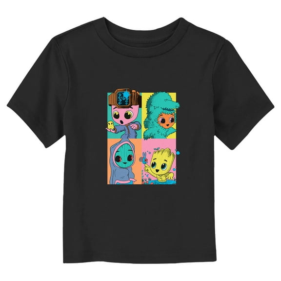 Marvel: I Am Groot Pop Art Portraits  Graphic T-Shirt