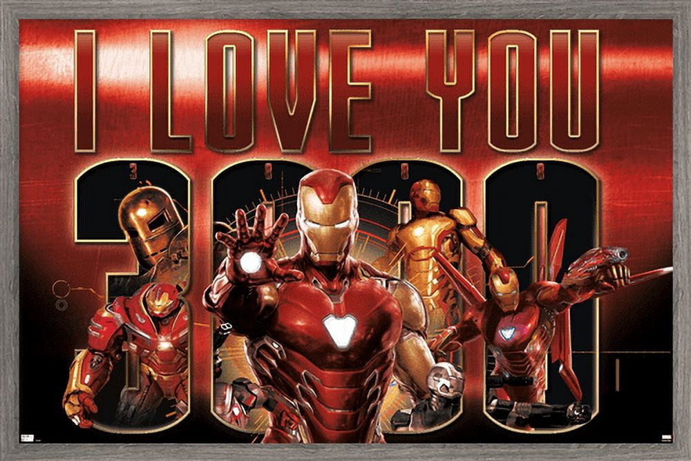 Marvel 3000 Marvel - I Love You 3000 Wall Poster, 14.725