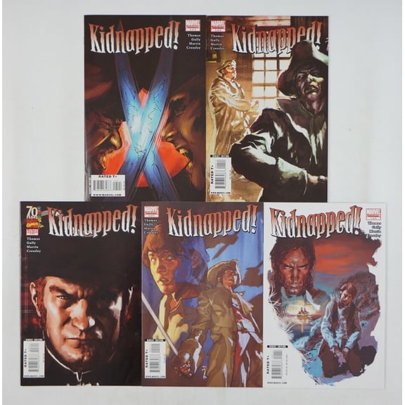Marvel Illustrated: Kidnapped! #1-5 VF/NM complete series adapts novel ; Marvel
