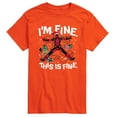 thumbnail image 1 of Marvel - Im Fine Deadpool - Men's Short Sleeve Graphic T-Shirt, 1 of 4