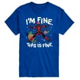 thumbnail image 1 of Marvel - Im Fine Deadpool - Men's Short Sleeve Graphic T-Shirt, 1 of 4