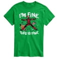 thumbnail image 1 of Marvel - Im Fine Deadpool - Men's Short Sleeve Graphic T-Shirt, 1 of 4