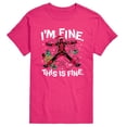 thumbnail image 1 of Marvel - Im Fine Deadpool - Men's Short Sleeve Graphic T-Shirt, 1 of 3