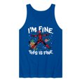thumbnail image 1 of Marvel - Im Fine Deadpool - Men's Sleeveless Graphic Tank, 1 of 3
