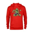 thumbnail image 1 of Marvel Super Heroes Hulk Green Shamrocks St. Patrick's Day - Pullover Hoodie for Adults - Customized-Red, 1 of 5