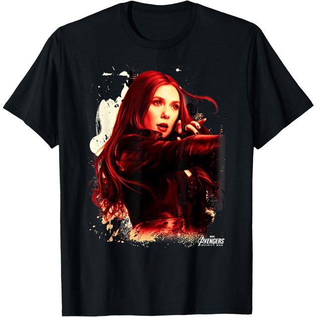 Marvel Infinity War Scarlet Witch Portrait Graphic TShirt