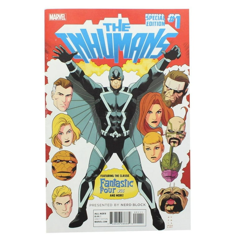 Marvel Inhumans #1 Special Edition Nerd Block Exclusive Comic Book