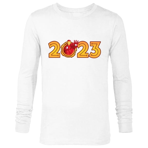 Marvel Iron Man 2023 New Year - Long Sleeve T-Shirt for Men - Customized-White
