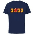 thumbnail image 1 of Marvel Iron Man 2023 New Year - Short Sleeve Cotton T-Shirt for Adults - Customized-Navy, 1 of 5