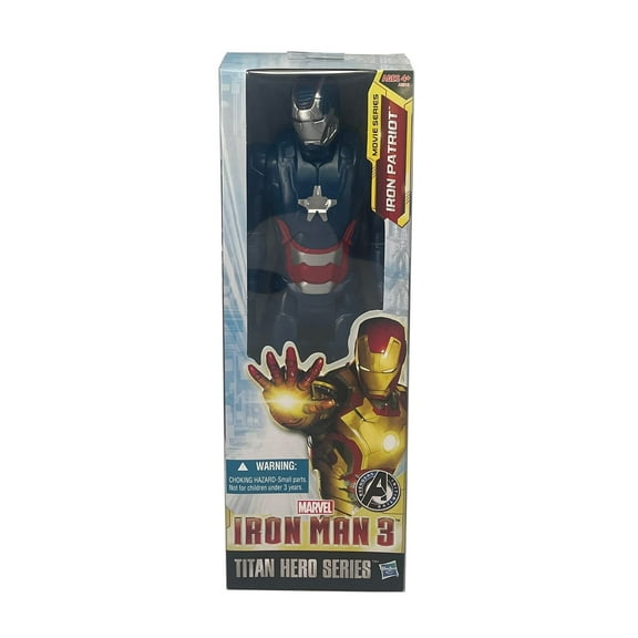 Marvel Iron Man 3 Titan Hero Series Avengers Initiative Movie Series Iron Patriot Action Figure, 11.75 Inch