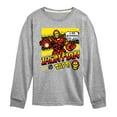 thumbnail image 1 of Marvel Iron Man - 8 Bit Pixelated - Toddler And Youth Long Sleeve Graphic T-Shirt, 1 of 5