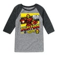thumbnail image 1 of Marvel Iron Man - 8 Bit Pixelated - Toddler And Youth Raglan, 1 of 5