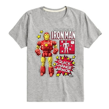 Marvel Iron Man - Action Figure - Toddler And Youth Short Sleeve Graphic T-Shirt