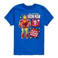 thumbnail image 1 of Marvel Iron Man - Action Figure - Toddler And Youth Short Sleeve Graphic T-Shirt, 1 of 5