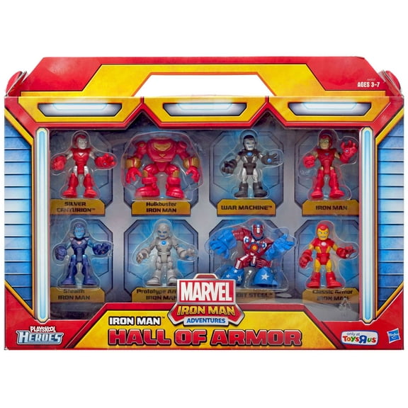 Marvel Iron Man Adventures Iron Man Hall of Armor Action Figure Set