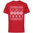 thumbnail image 1 of Marvel Iron Man Armor Up Holiday - Short Sleeve Cotton T-Shirt for Adults - Customized-Red, 1 of 5
