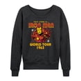 thumbnail image 1 of Marvel Iron Man - Band Tee Style - Women's French Terry Pullover Long Sleeve Shirt, 1 of 5