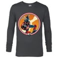 thumbnail image 1 of Marvel Iron Man Captain America 80th Anniversary Covers Standard - Long Sleeve T-Shirt for Men – Customized-Charcoal Heather, 1 of 5