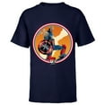 thumbnail image 1 of Marvel Iron Man Captain America 80th Anniversary Covers Standard - Short Sleeve T-Shirt for Kids – Customized-Navy, 1 of 5