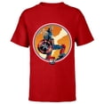 thumbnail image 1 of Marvel Iron Man Captain America 80th Anniversary Covers Standard - Short Sleeve T-Shirt for Kids – Customized-Red, 1 of 5