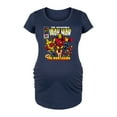 thumbnail image 1 of Marvel Iron Man - Comic Book Cover - Maternity Scoop Neck Graphic T-Shirt, 1 of 5