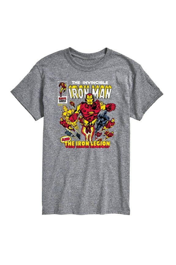 Iron Man - Comic Book Cover - Men's Short Sleeve Graphic T-Shirt