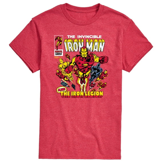 Marvel Iron Man - Comic Book Cover - Men's Short Sleeve Graphic T-Shirt