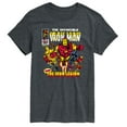 thumbnail image 1 of Marvel Iron Man - Comic Book Cover - Men's Short Sleeve Graphic T-Shirt, 1 of 5