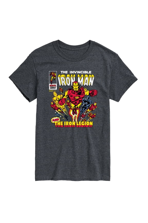 Iron Man - Comic Book Cover - Men's Short Sleeve Graphic T-Shirt