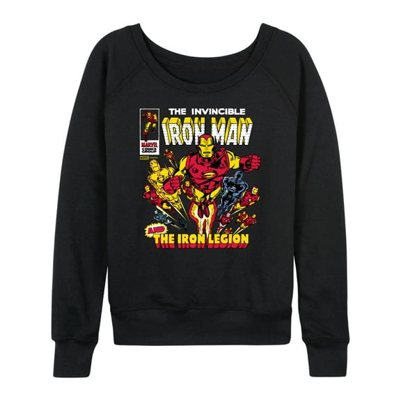 Marvel Iron Man - Comic Book Cover - Women's French Terry Pullover Sweatshirt